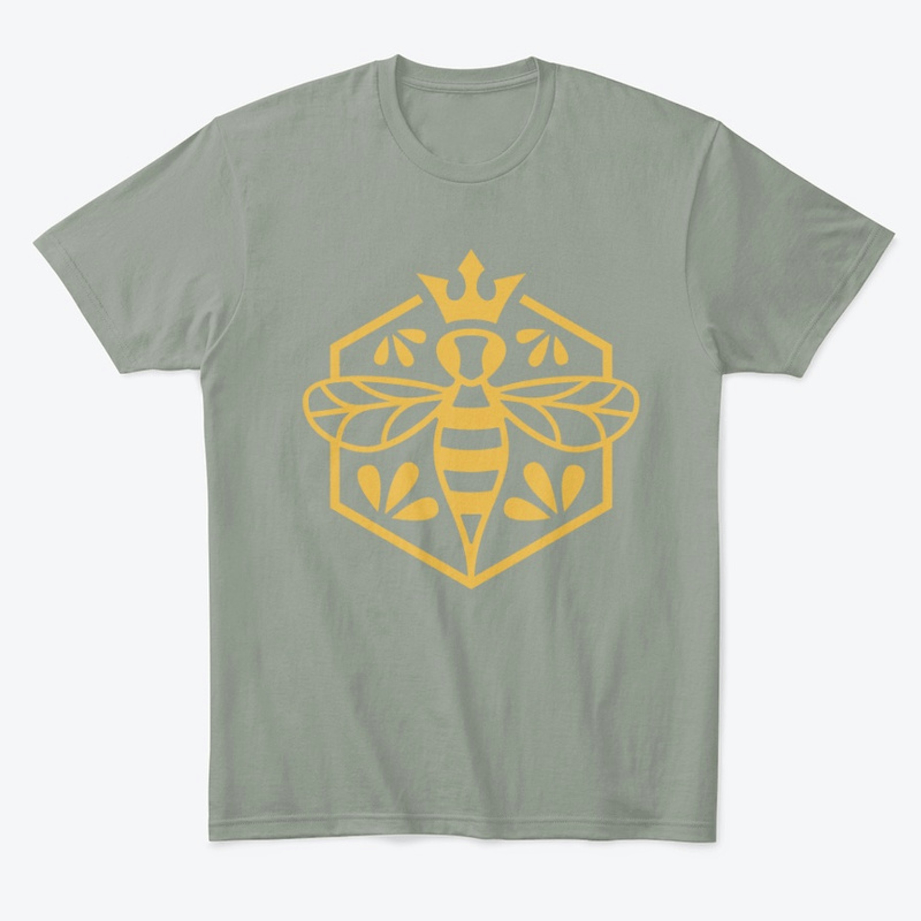 Queen Bee Comfort Tee: Front Bee