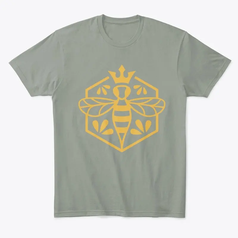 Queen Bee Comfort Tee: Front Bee