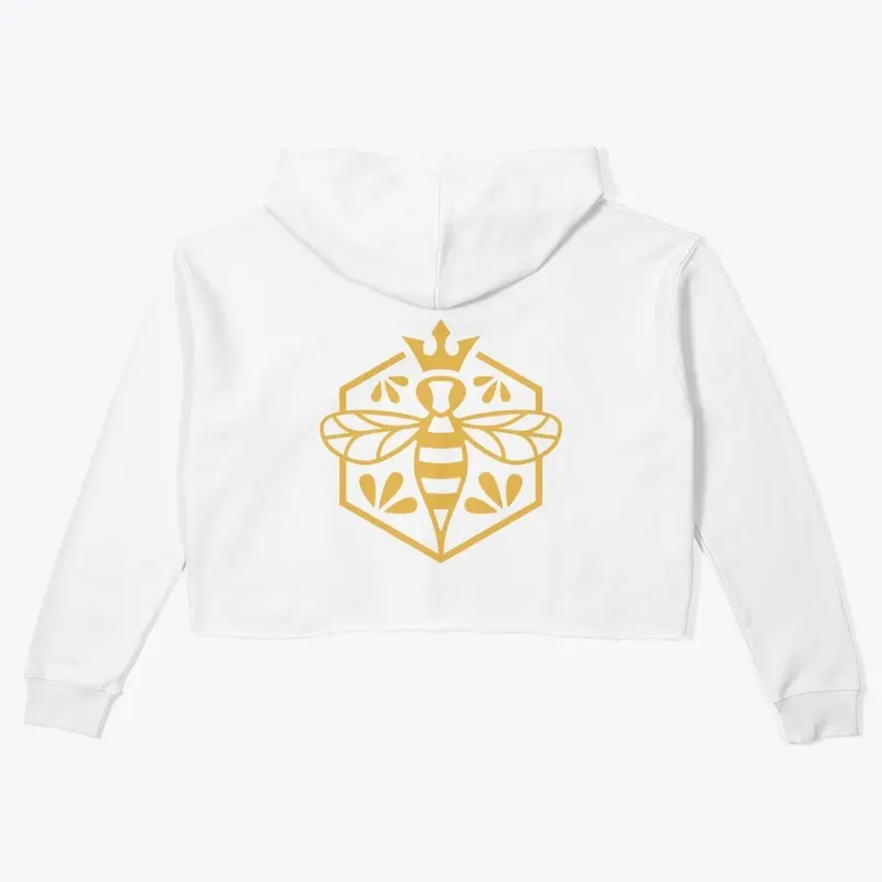 Queen Bee Crop Hoodie